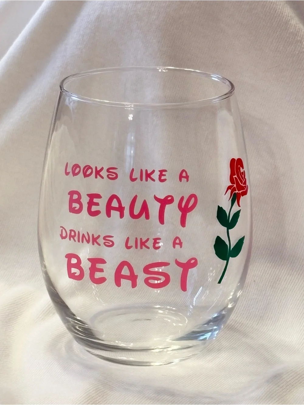 Wine Glasses, Disney Theme, Wine, Home Decor, Dining.
